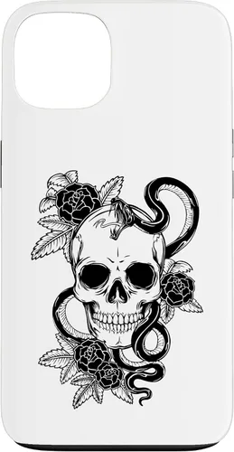 Miniatura 7 de Gothic Flower Skull Snake Roses Case for iPhone 16