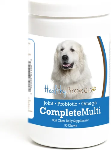 Miniatura 153 de Healthy Breeds Pug todo en uno multivitamínico suave masticable 60