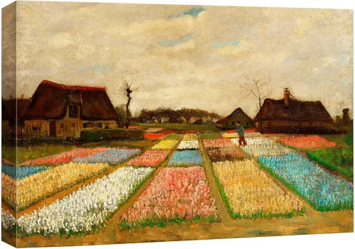 Miniatura 7 de Van Gogh - Lienzo con diseño giclée de olivos con cielo amarillo y sol, arte de pared de galería, estirado y enmarcado, listo para colgar, 24 x 36