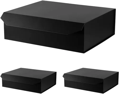 Miniatura 48 de 5 cajas de regalo rosa con cinta de 9.5 x 7 x 4 pulgadas, caja de regalo resistente con tapa para embalaje de regalo, cajas de almacenamiento