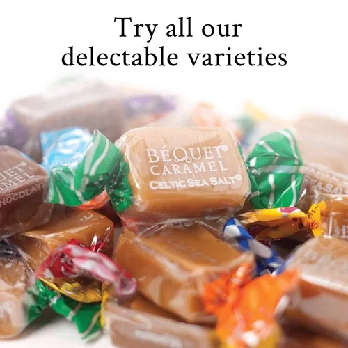 Miniatura 6 de Béquet Caramelo – Chocolat A L'Orange – Caramelo envuelto individualmente – Hecho en Montana – Kosher (Estrella D) y sin gluten – Bolsa resellable