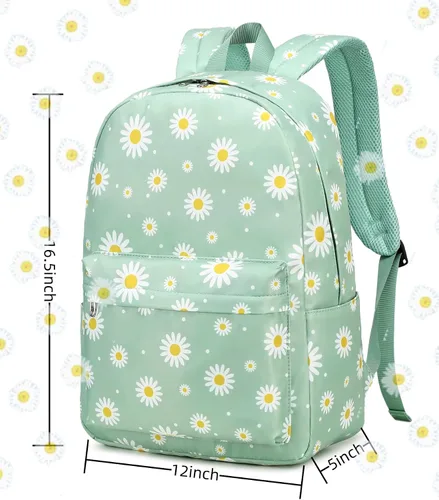 Miniatura 2 de CAMTOP Juego de morral y lonchera para niñas de preescolar y primaria