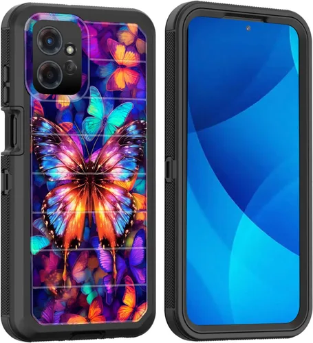 Miniatura 12 de Funda para Moto G Play 4G 2024, cuerpo completo, protección contra caídas, resistente, 3 capas, militar, resistente, duradera, para Motorola Moto G