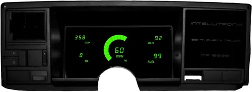 Miniatura 4 de Intellitronix Panel de tablero digital LED compatible con Chevy Truck 1988-1991 DP6005B (azul)