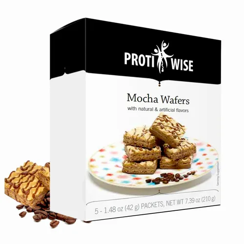 Miniatura 11 de ProtiWise Obleas de chocolate con alto contenido de proteínas, bajas en carbohidratos, bajas en azúcar, Keto Friendly, 0.55 onzas de proteína, alta