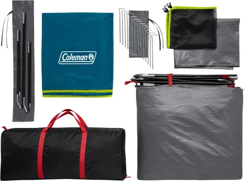 Miniatura 8 de Coleman Tienda de campaña Skydome para 4/6/8/10 personas con lluvia, configuración de 5 minutos, bloquea el 90% de la luz solar, un 20% más