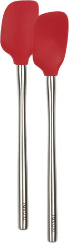 Miniatura 11 de Tovolo Flex-Core - Espátula con mango de acero inoxidable, cabeza de silicona resistente al calor y libre de BPA, segura para sartenes de hierro