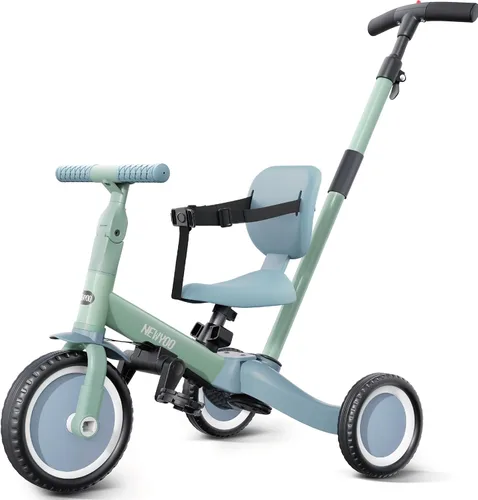 Miniatura 14 de newyoo - Triciclos para niños de 1 a 3 años, bicicleta para niños pequeños, regalo de cumpleaños y juguete para niños y niñas, triciclo para niños