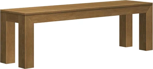 Miniatura 4 de Plank+Beam Mesa de comedor de 48 pulgadas, mesa de cocina de madera maciza de 48 pulgadas, mesa de comedor rectangular para comedor, oficina