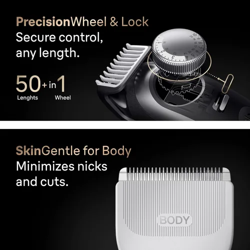 Miniatura 4 de Braun Cortadora eléctrica de barba todo en uno Series 9 PRO para hombre, cortadora de pelo, afeitadora y maquinilla de afeitar para cara, cabello