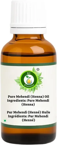 Miniatura 2 de R V Essential Aceite puro de Mehendi (Henna) 0.2 fl oz (0.169oz)- (100% puro y natural)