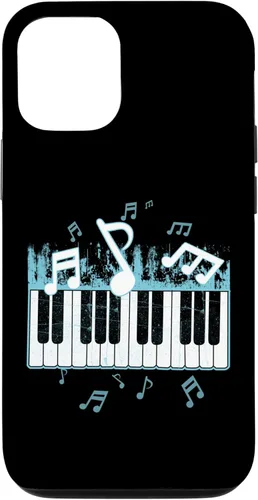 Miniatura 27 de Funda para iPhone 13 Pro Max Piano con teclas musicales y notas