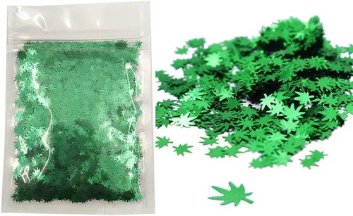 Miniatura 12 de Paquete de 0.35 onzas por paquete, astilla de 0.47 pulgadas con purpurina de huesos grandes, para festivales, rave, maquillaje, rostro, cuerpo