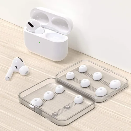 Miniatura 6 de Link Dream 12 puntas de repuesto para AirPods Pro AirPods Pro de 2ª generación 2022 con caja de almacenamiento portátil (S/M/L) (6 pares)
