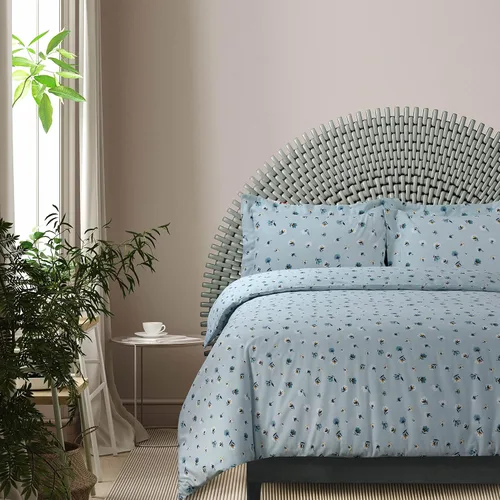 Miniatura 4 de Tribeca Living Camilla Paisley - Juego de edredón de franela de 170 GSM, tamaño King, color verde