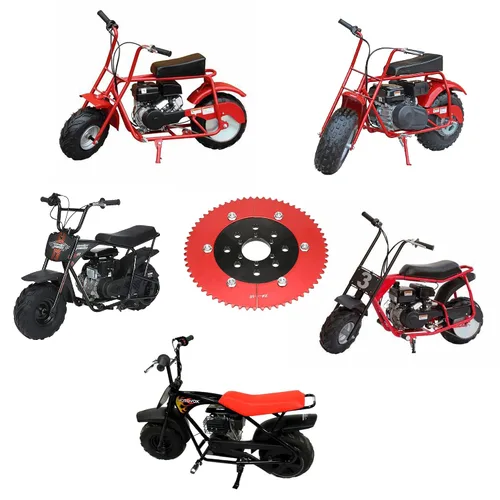 Miniatura 4 de GREHUA 35 Piñón de cadena dividida 64 dientes y adaptador de piñón compatible con Mini Bike Coleman CT100U CT200U CT200U-EX BT200X TrailMaster MB200