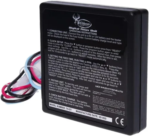 Miniatura 3 de WILDGAME INNOVATIONS Trophy Hunter - Kit de alimentador digital de 12 V, resistente a la intemperie, duradero, fácil de usar, unidad de control