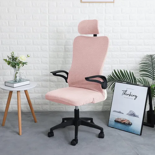 Miniatura 3 de FORCHEER Juego de fundas ergonómicas para sillas de oficina con funda para reposacabezas, repelente al agua, para silla ejecutiva de oficina