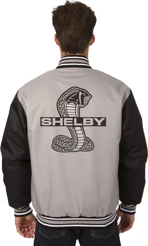 Miniatura 2 de Shelby Cobra - Chaqueta de tela cruzada para hombre con emblema bordado
