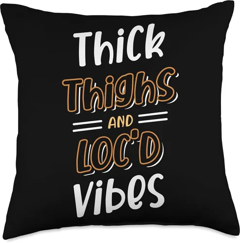 Miniatura 5 de Locs Afro Dreadlocks Love Natural Beauty Hair Locd Thick Thighs Loc'd Vibes Afro Hair - Almohada africana americana, 16 x 16 pulgadas, multicolor