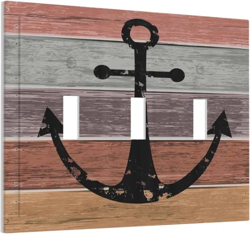 Miniatura 161 de Cubiertas decorativas para placa de interruptor, bandera estadounidense, receptáculo de 1 banda, placa de pared dúplex, cubierta de interruptor