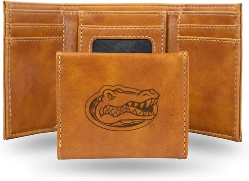 Miniatura 159 de NCAA Rico Industries - Billetera triple grabada con láser, con grabado láser, accesorio para hombre