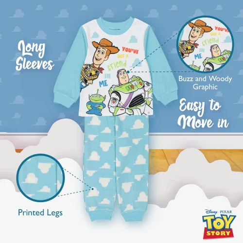 Miniatura 4 de Disney Little Lightyear - Conjunto de pijama de 2 piezas de 2 piezas con diseño de Mickey Mouse de The Nightmare Before Christmas, Andy's Friend