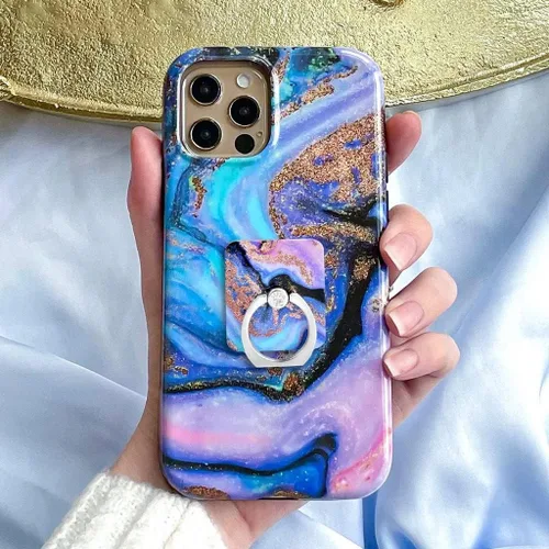 Miniatura 7 de VELVET CAVIAR Funda para iPhone 13 Pro Max, compatible con MagSafe, probada en caídas de 10 pies, con purpurina Galaxy Purpurina (Galaxy glitter)