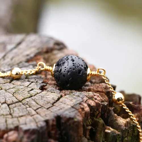 Miniatura 6 de Aobei Pearl - Gargantilla de oro de 18 quilates con cadena de clip, cadena de bolas y dijes perlas barrocas biwa para mujeres