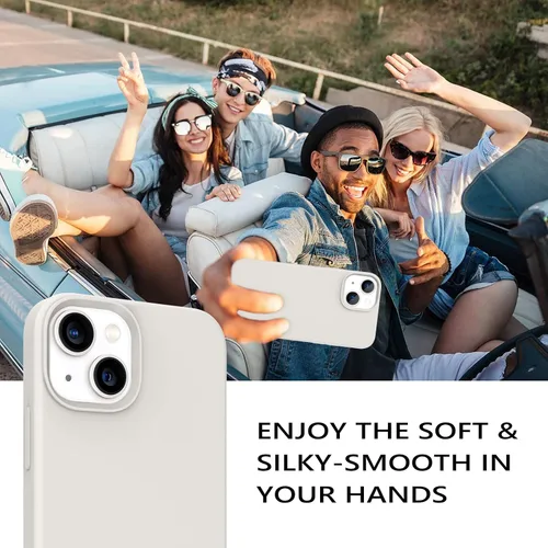Miniatura 74 de GUAGUA Funda compatible con iPhone 17 Pro Max de 6.9 pulgadas, silicona líquida, goma de gel suave, delgada, forro de microfibra delgada