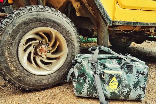Miniatura 6 de Skog Å Kust DuffelSak Bolsa impermeable 40L amarillo