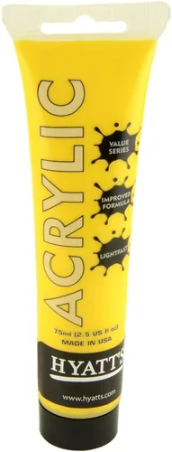 Miniatura 82 de Hyatt's Alizarine - Pintura acrílica carmesí Tubo de pintura acrílica de 2.5 fl oz de grado artístico Secado rápido y pintura no tóxica