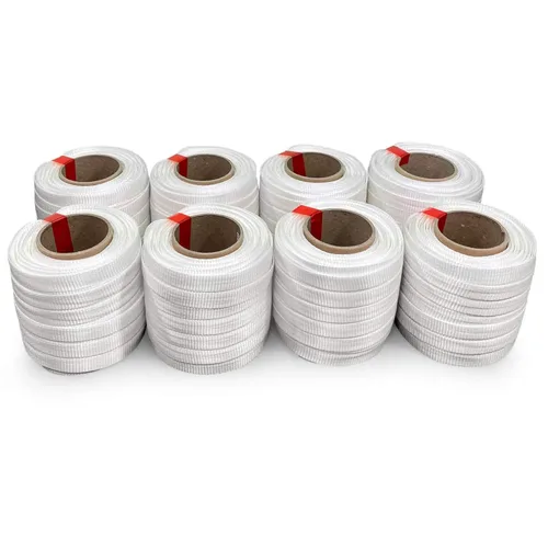 Miniatura 15 de Rollo de flejado de cable tejido de 1/2 pulgada x 1500 pies, tamaño de núcleo de 6 x 3 pulgadas, resistencia a la rotura de 650 libras - Fleje