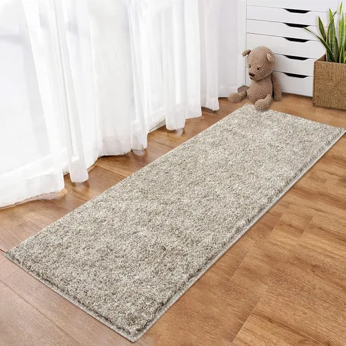 Miniatura 12 de WESTLOOM Alfombra de pasillo de 2 x 8 pies, alfombra de pelo de alta calidad, antideslizante, no desprende pelusa, alfombra gruesa para sala