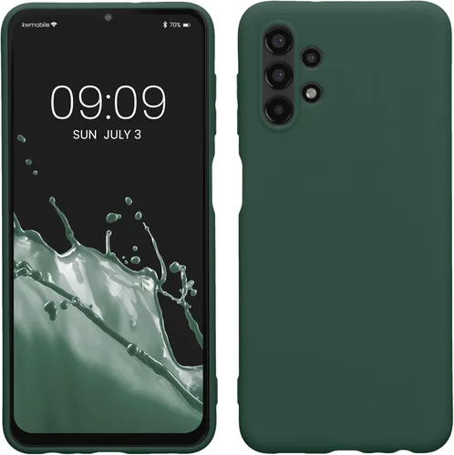 Miniatura 58 de kwmobile Funda compatible con Samsung Galaxy A23 4G / 5G - Funda de silicona TPU metálica suave y delgada - Rojo oscuro metálico