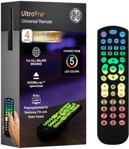 Miniatura 8 de GE Botones retroiluminados, control remoto universal, reemplazo del control remoto Samsung TV, control remoto Samsung para Smart TV, reemplazo