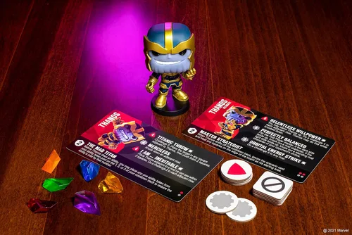 Miniatura 4 de Funko Games Funkoverse Marvel 101 - Thanos de Marvel Comics, juego de mesa de estrategia ligera para niños y adultos (a partir de 10 años), 2 a 4