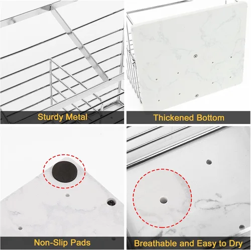 Miniatura 5 de Soporte para utensilios para encimera de cocina, soporte de utensilios de metal para saleros y pimenteros para encimera de cocina, almacenamiento