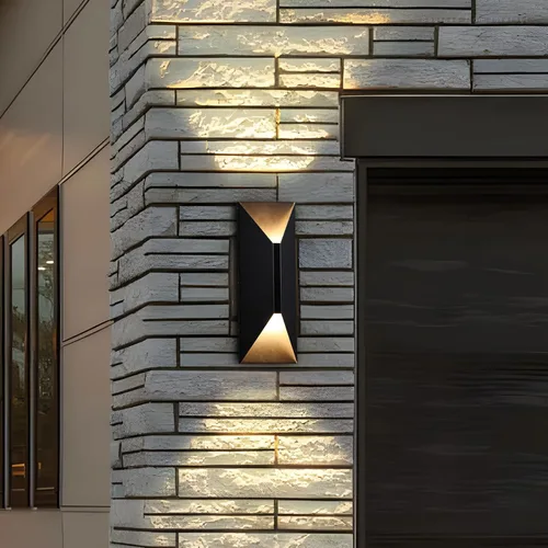 Miniatura 7 de LEONLITE Lámpara de pared LED regulable 5CCT arriba-abajo, 100-277V, CRI 90+, IP65 impermeable, regulable del 10% al 100% para exteriores