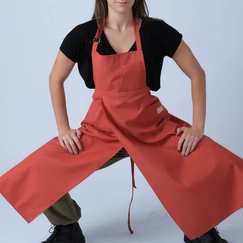 Miniatura 5 de makemake Tools Split-Leg Waterproof Unisex Pottery Apron for Pottery Artist Ceramic Coveralls Claypron Florist Gown
