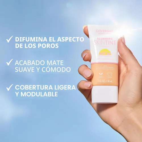 Miniatura 6 de COVERGIRL Clean Fresh - Tinte para piel borrosa con SPF 30, 420 luz/medio neutro, base líquida, acabado mate suave, suaviza, ilumina, difumina