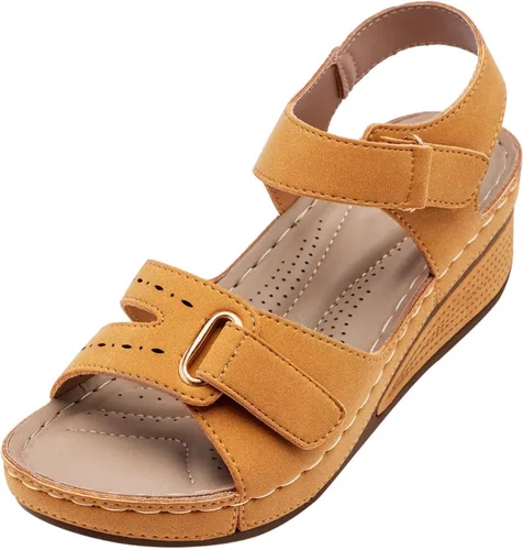 Miniatura 11 de Sandalias ortopédicas a la moda para mujer, sandalias para caminar con soporte de arco antideslizantes y cómodas, sandalias informales, sandalias