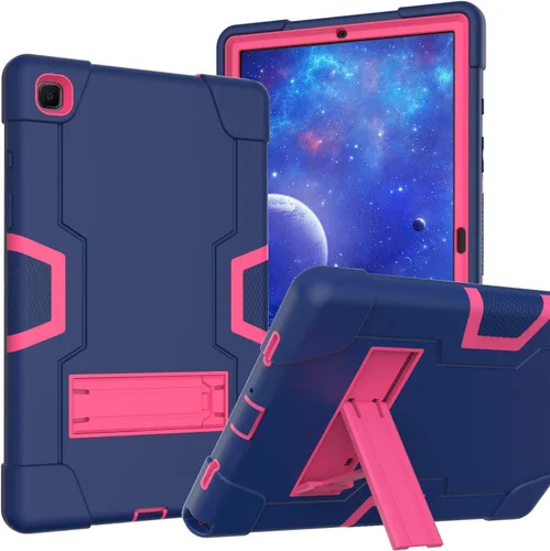 Miniatura 14 de Funda para Tablet de Samsung Galaxy Tab A7 10.4 2020, Funda Protectora de Alta Resistencia y a Prueba de Golpes de PC de Silicona con Soporte