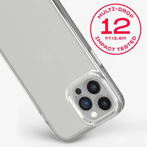 Miniatura 3 de Tech21 Evo - Paquete de vidrio transparente e impacto para iPhone 13 Pro Max, funda protectora con protección contra caídas múltiples de 12 pies