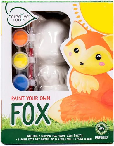 Miniatura 12 de Creative Roots Pinta tus propias mascotas de roca de Horizon Group USA, 6 colores, pincel de pintura, ojos ondulados y pegamento incluidos