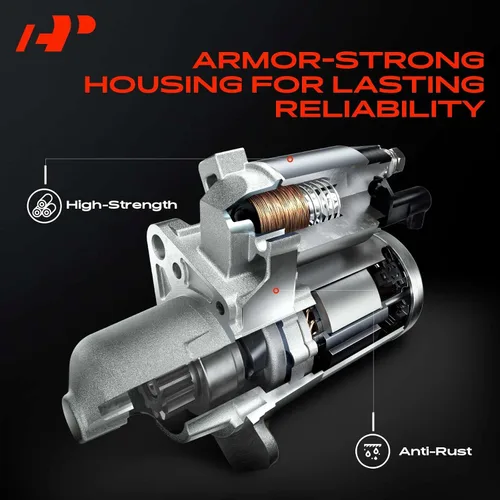 Miniatura 5 de A-Premium Motor de arranque compatible con Chevy Impala, Monte Carlo, Camaro y Buick Lacrosse, Regal, Lesabre y Pontiac Grand Prix, V6 3.8L, 12V