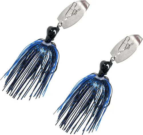 Reaction Tackle Cabezales de plantilla de hoja rompedora de tungsteno para pesca, paquete de 2 plantillas de pesca para lubinas grandes y pequeñas,