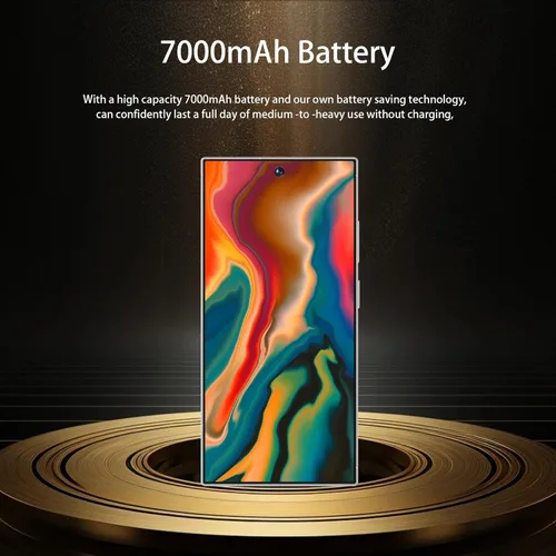 Miniatura 3 de Teléfono celular I25 Ultra desbloqueado, bolígrafo integrado de 6.99 pulgadas, pantalla HD de 8 GB+256 GB, teléfono inteligente Android 14 7000 mAh