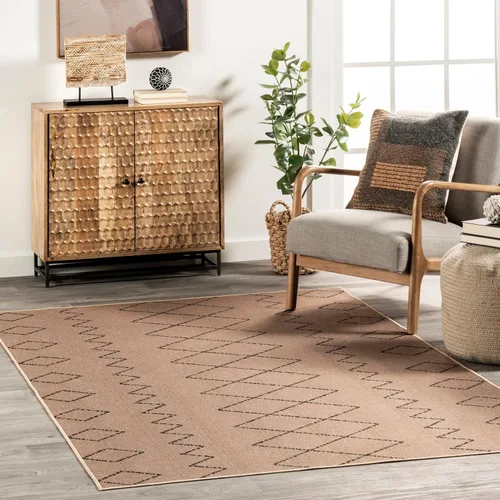 Miniatura 33 de nuLOOM Kasie Natural - Alfombra de 5 x 8 pies, lavable a máquina, antideslizante, para sala de estar, dormitorio, habitación de los niños, 2-Natural