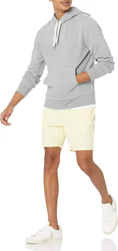 Miniatura 4 de Tienda Essentials Sudadera ligera de rizo francés con capucha para hombre